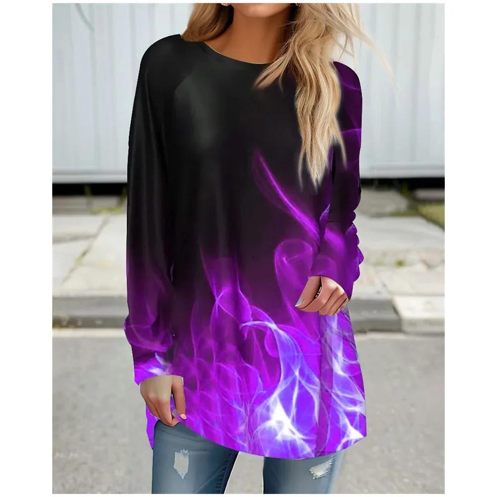 Высококачественный новый модный и повседневный женский свитер с круглым вырезом — фото 17