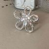 Elegant Floral Adjustable Ring for Women - Stylish, Simple, and Stackable