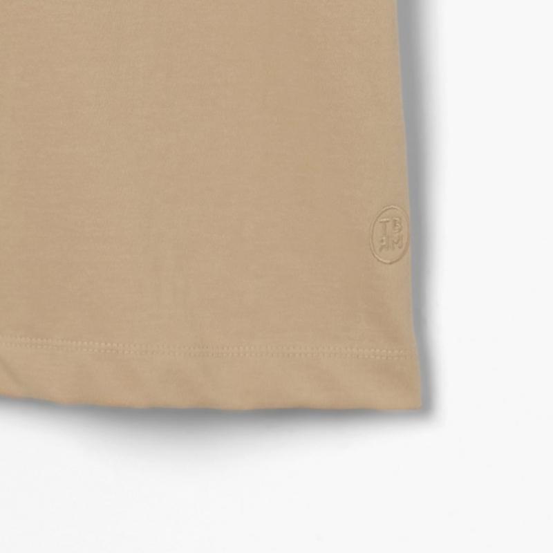 Tbrm Sf MarkeT CoTTon Crewneck T shirT Beige Tbe2m60000a24
