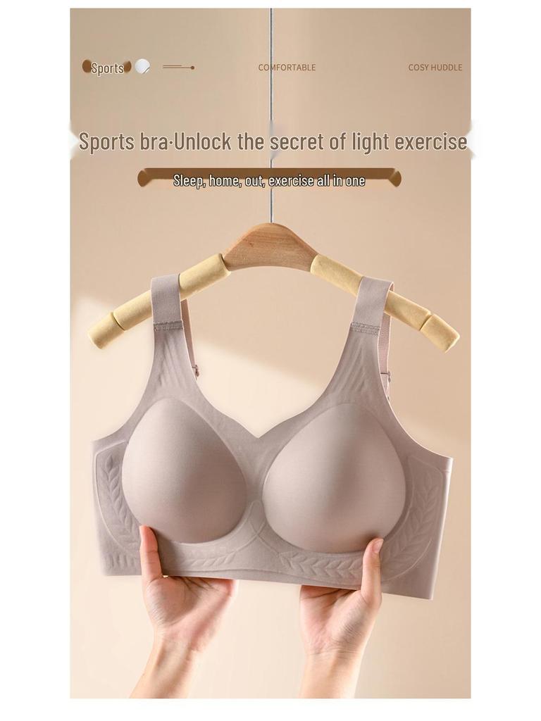 Plus Size Seamless Support Bra for Big Busts - Anti-Sagging, Adjustable, Sexy, and Sports-Friendly