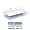 Melamine Rectangular Imitation Porcelain Plate for Hot Pot, Sushi, BBQ & Hotel Tableware.