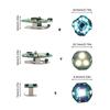 Annular/Single/Y Shape LED Light Energy Saving LED Lighting for Lab 3D Printer Users and DIY Projects