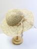 Handwoven Straw Sun Hat – Women’s Summer Wide-Brimmed Foldable Panama Hat with Bow Accent, UV Protection for Beach & Outdoor Wea