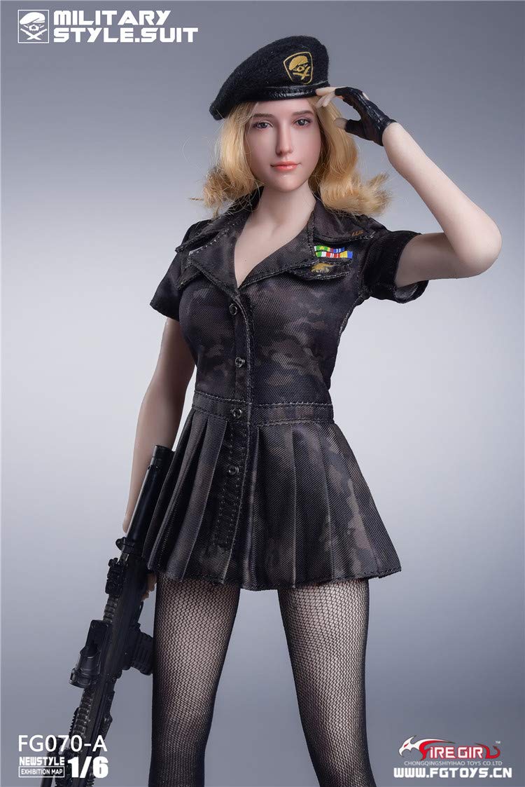 

[TOYBARJAPAN] 1/6 Scale Fire Girl Toys FG070A Seamless Sexy U.S. Military Uniform for Figures (Head, Body, and Weapon Not Included)