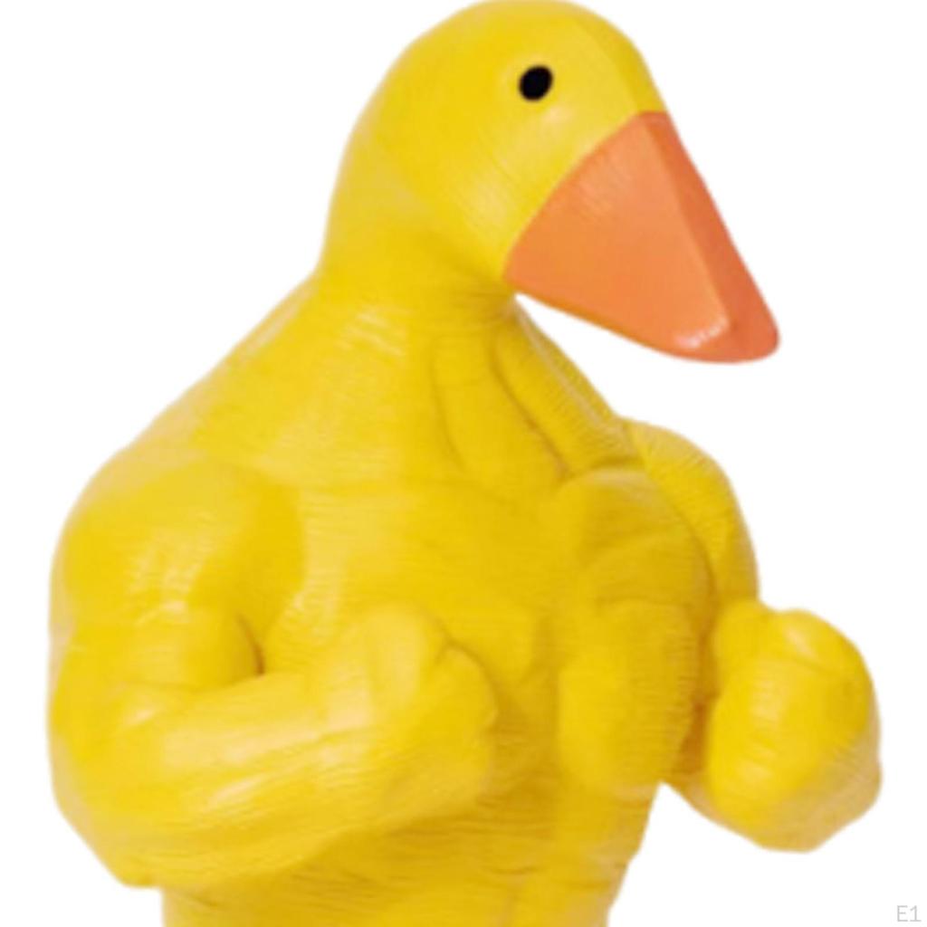 Gans Schlüsselhaken Tierstatue Handarbeit Lustiger Multifunktionshalter Harzskulptur für Veranda