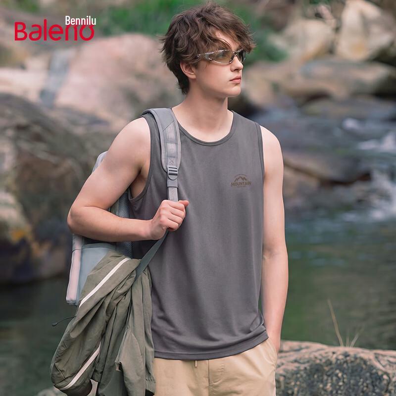 Baleno Men s Lightweight Ice Silk Breathable Sleeveless Vest L
