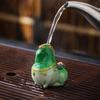 Instant Fortune Resin Tea Pet: Color-Changing, Wealth-Attracting, Creative Tea Table Decoration for Tea Enthusiasts.