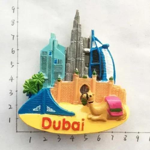 Dubai Turistic Suveniruri Magneți de Frigider Turnul Khalifa Arabia Saudită Frigider Magnet Comemorativ Autocolante Home Decoration