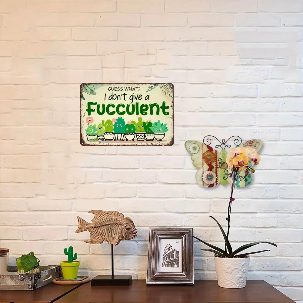 1pc Vintage Sign for Garden and Home Decor Hippie Wall Art Poster for Indoor and Outdoor Use