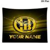 Custom Name BSC Young Boys Printed Tapestry – Wall Hanging for Bedrooms, Dorms, and Home Decor