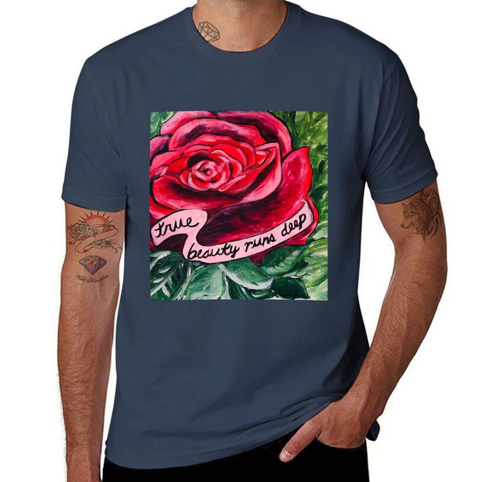 True Beauty Runs Deep Tshirt Comfortable Daily Wear Tee S