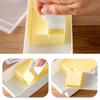 1Pc Butter Dish with Cover Butter Fresh-keeping Box with Cutter Slicer Countertop Butter Box for Home Cheese Storage Box