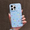 Matte Frosted Skin Feel Casing PC+TPU 2in1 Heart Shape Patterned Printed Protective Cover Soft Back Case for iPhone 17
