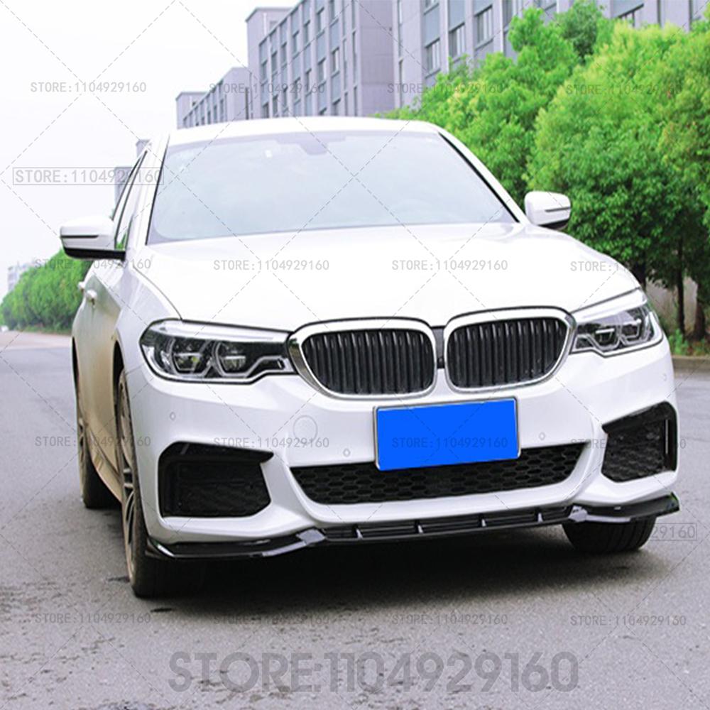 Błyszczący Czarny Przedni Zderzak Samochodu Splitter Wargi Dla BMW Serii 3 G20 G21 320i 330i 2019-2022 M Sport Dyfuzor Ochrona Zestaw Karoserii Pokrywa