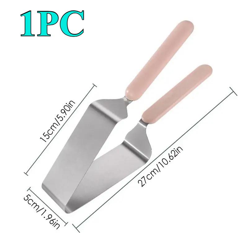 Multi-Purpose Triangular Stainless Steel Cake Slicer Dessert Shop Cutter Fudge Slicing Easy Clean Birthday Kitchen Baking Tools