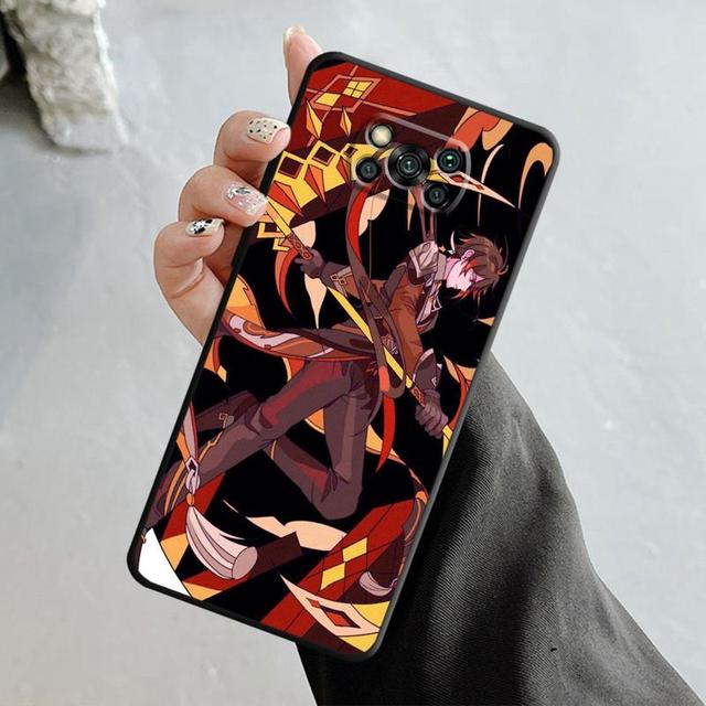Cartoon Genshin Auswirkungen Aether Lumine Für Xiaomi Poco X3 Nfc X4pro X5 M3 Für Mi 12 13 11 10 10t 8 Note10 Lite 11ultra 11t Abdeckung