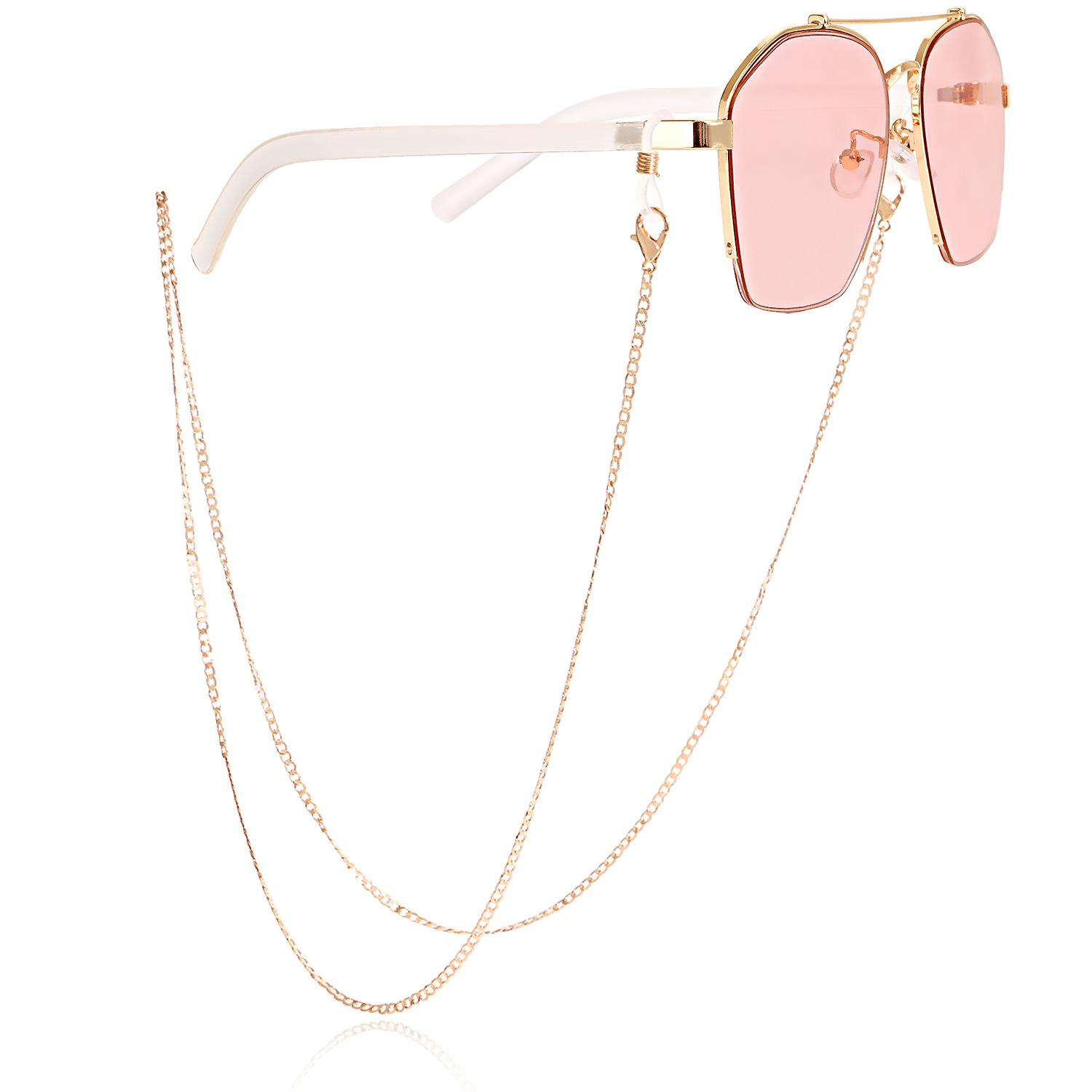 European and American necklaces, masks, hanging chains, glasses hanging chains, glasses chains, mask chains, glasses metal hanging chains