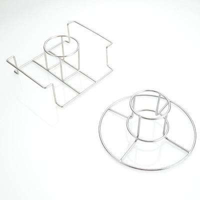 Barbecue Cooking Pans Kitchen Accessories Chicken Roaster Rack Non-stick Food Grade Stainless Steel Vertical Chicken Holder