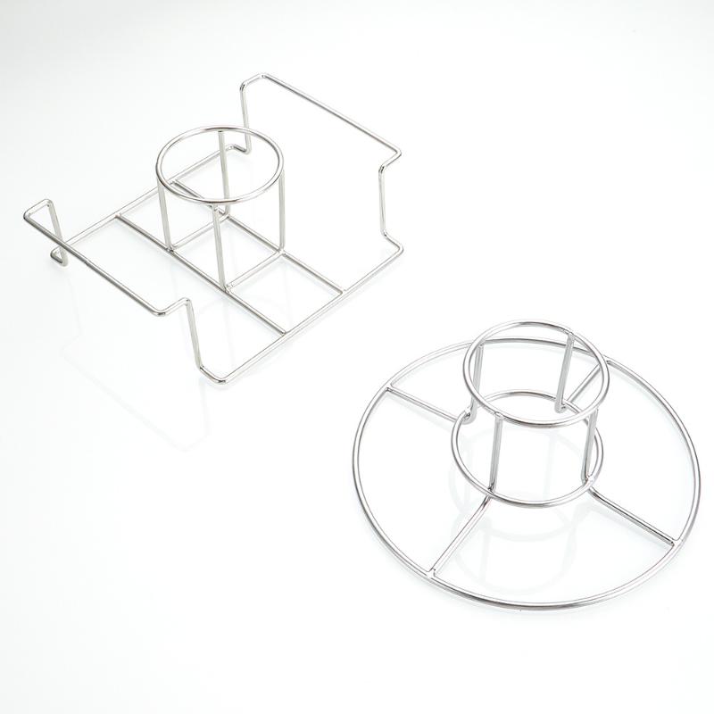 Chicken Roaster Rack Non-Stick Food Grade Stainless Steel Vertical Chicken Holder Barbecue Cooking Pans Kitchen Accessories