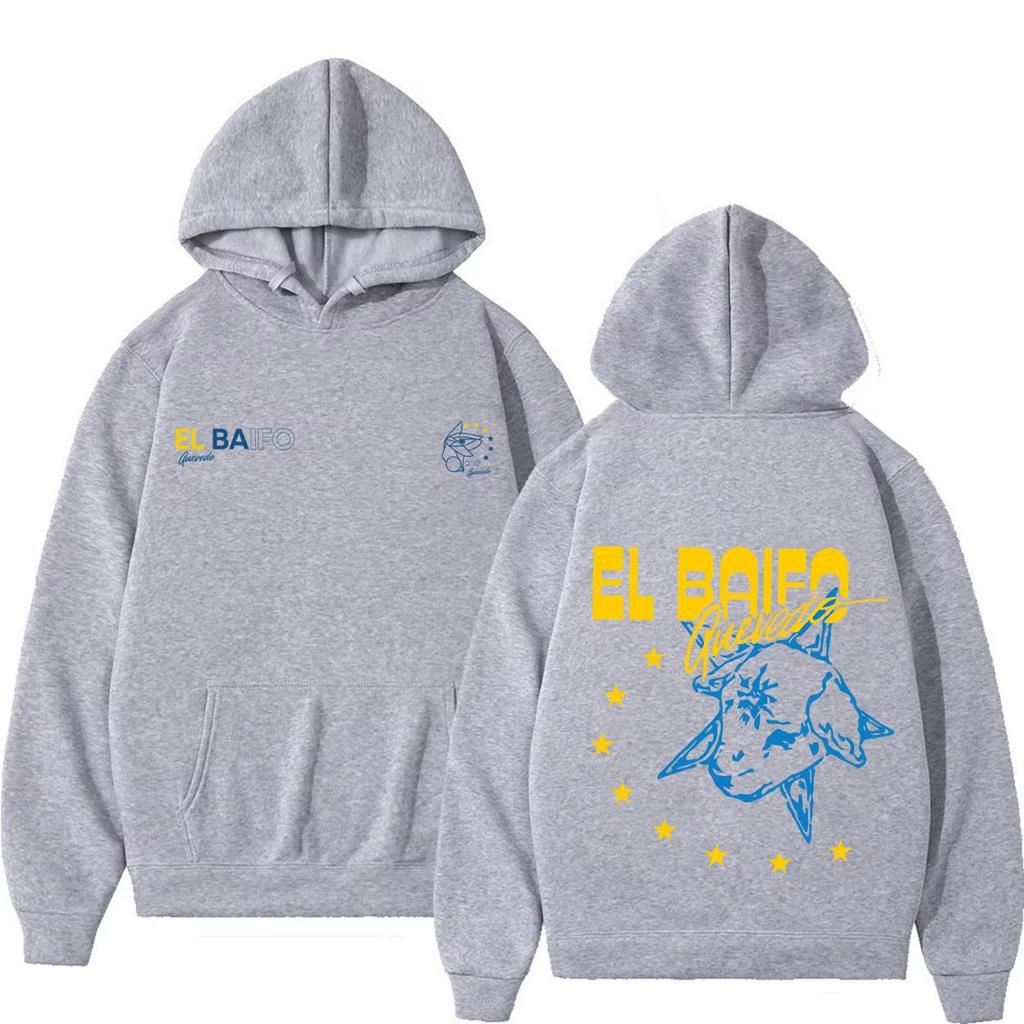 QUEVEDO EL BAIFO Sudadera con estampado de la gira del álbum 2026 Ropa de moda para hombre y mujer Sudadera Hip-hop Informal Oversize Unisex Harajuku alta calidad