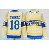 Mens Retro Ice Hockey Jersey Custom Embroidered Number 10 Team Uniform Training Shirt Cotton Blend