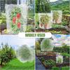 4PCS Bird Netting for Blueberry Bushes Fruit Trees Mesh Bag with Drawstring Garden Insect Netting Pest Barrier Plant Row Cover White Mosquito Net