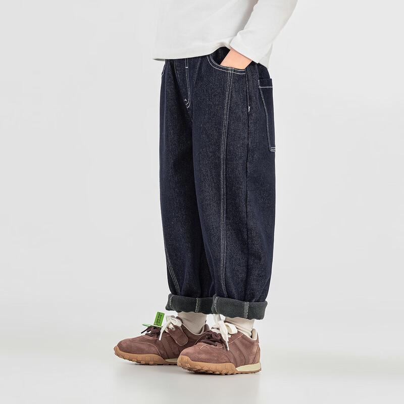 Boys  Fleece-Lined Straight Fit Winter Jeans 110