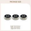 3x Trumpet Finger Buttons Upper Valve Covers Repairing Accessories Maintenance Replacement for