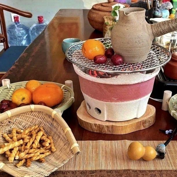 Solid Wood Tea Tray and Coaster - Heat-Insulating Natural Wood Teapot Holder and Stove Pad