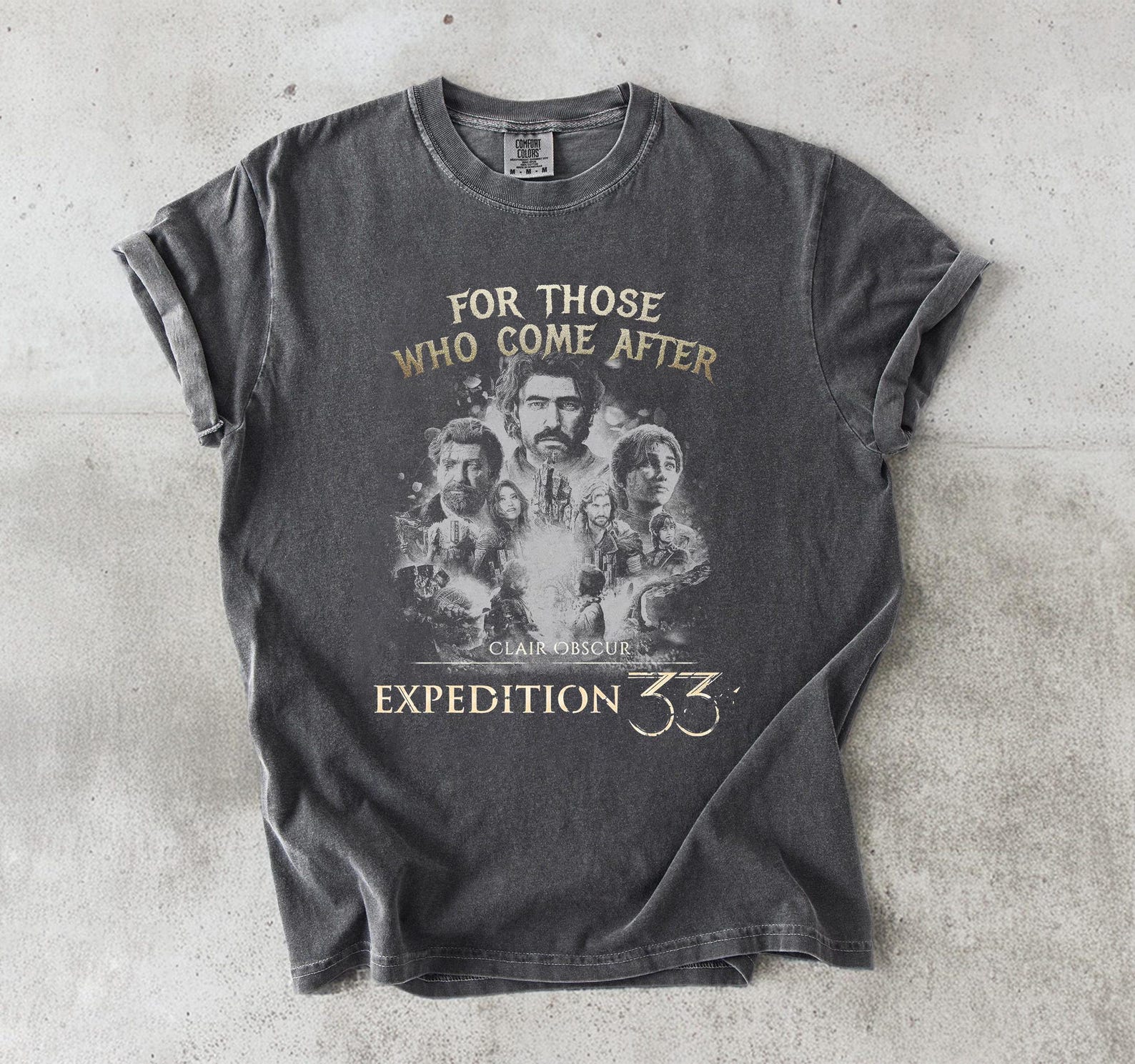 Esquie Clair Obscur Expedition 33 Shirt, Funny Game Tee, Expedition 33 T-Shirt, For Those Who Come, Dark Fantasy Gaming Tee 4XL