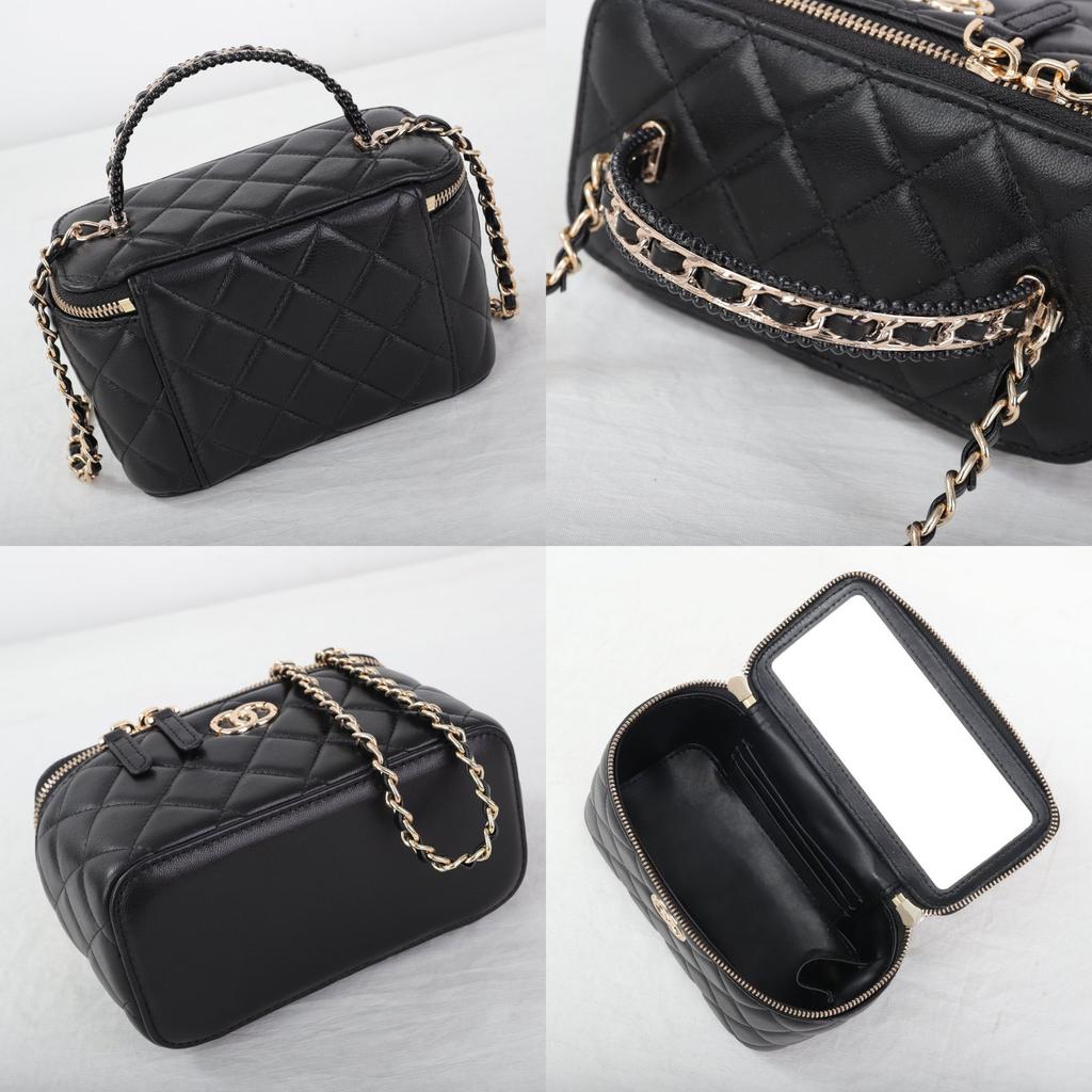 Ruit ketting box tas, high-end gevoel licht luxe mode veelzijdige nieuwe schouder crossbody draagbare schapenhuid tas