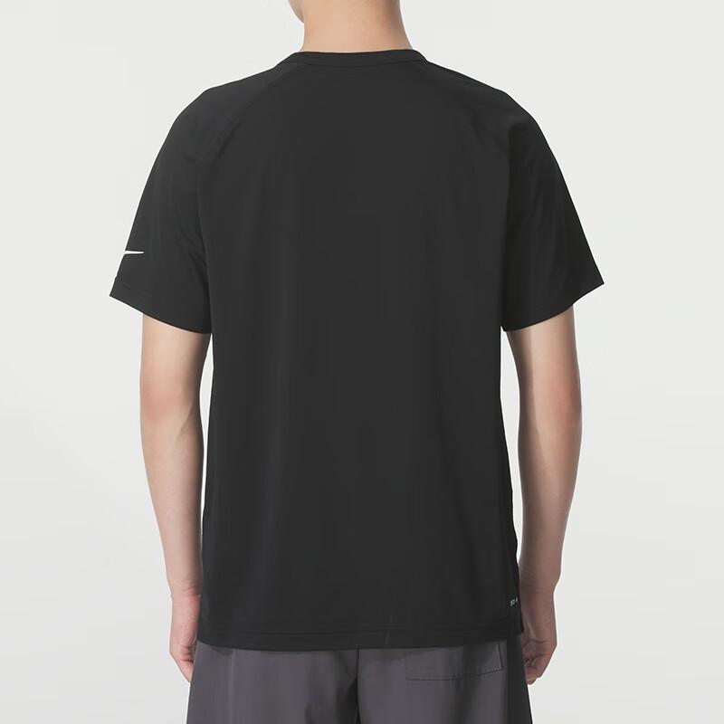 Nike Breathable Training Comfortable Short-Sleeve T-Shirt for Men, Black HV0429-010