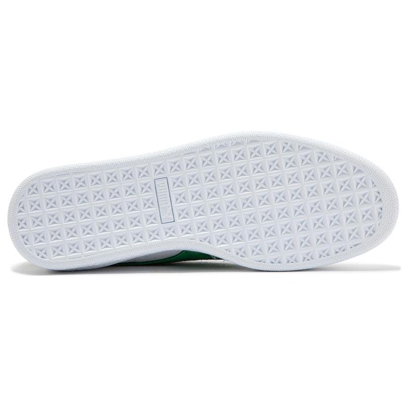 Puma Basket Classic 75Y Synthetic Leather Low-Top Sneakers Unisex sneakers White Green 394338-02