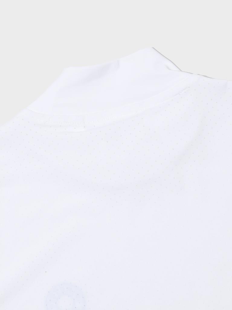 PIRETTI Elite Cooling Mock Neck T-Shirt W_White