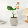 Dopamine Color Flower Pot Plugin Cartoon Potted Decoration New Ground Plug Accessories  Garden