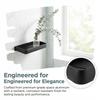 Rustproof Bathroom Shelf Black Bathroom Organizer Storage Rack  Bathroom Kitchen Laundry Room