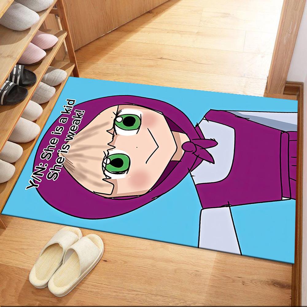 Masha Bear Carpet Suitable for Balcony Dormitory Playrooms Dining Room Anti-slip Rug Office Home Decor Wedding Party Gift