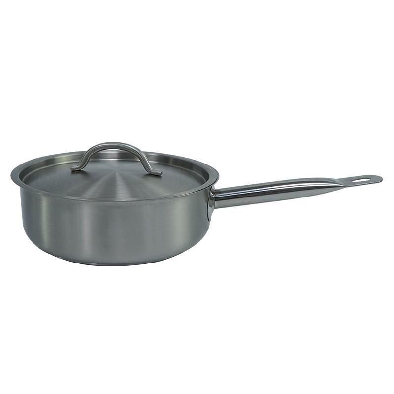 ZISIZ Stainless Steel Single Handle Stockpot