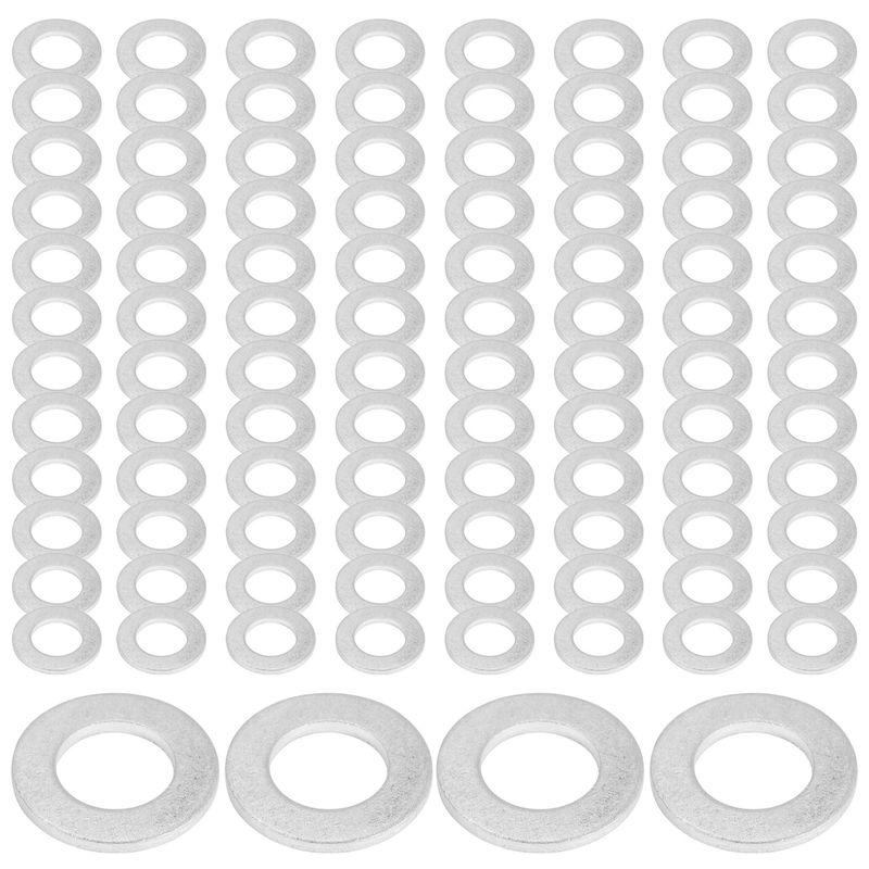 100PCS Oil Drain Plug Gaskets Crush Washers Seals Rings 12Mm Hole For Toyota For Scion For Lexus 90430-12031 9043012031-A08Q