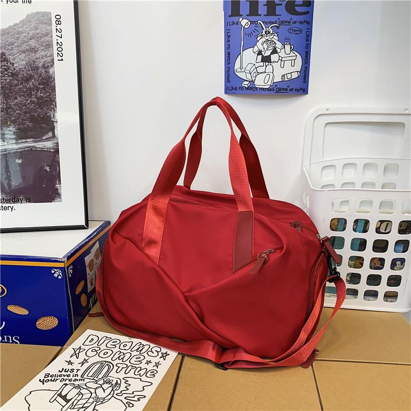 Handbag Men's travel bag Shoe position Sports fitness bag Short business trip Travel bag Dry and wet separation travel bag