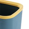 Garbage Container Pressing Ring Square Plastic Large Capacity Simple Design Trash Can for Restroom