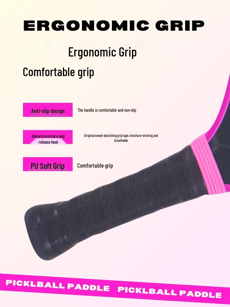 Cross Pickleball Racket Set: Thickened Fiberglass Design for Popular Global Sport