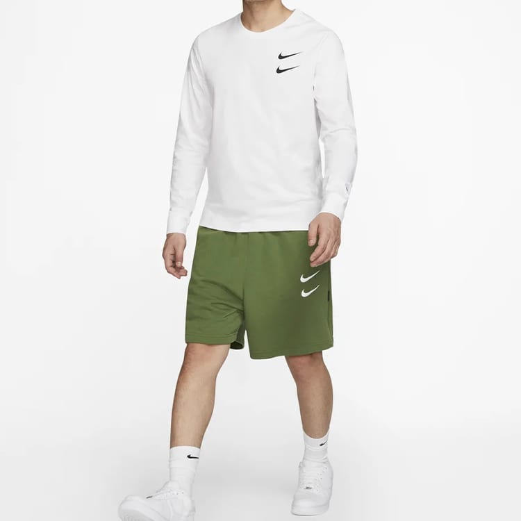 Nike T Shirts Men's Crew Neck Moderate Straight Fit CK2260-100