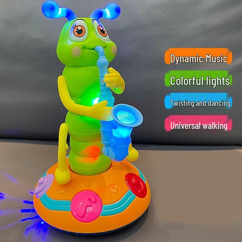 Электрическая поющая и танцующая гусеница - игрушка для младенцев и малышей (Возраст 0-3)