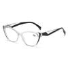 Fashionable HD Reading Glasses for Women Men Vintage Cat Eye Frame Hyperopia Glasses New Style Plus Diopter Eyeglasses for Lady
