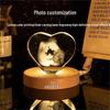 3D Crystal Engraved Photo Ornaments for Couples - Creative Festival Gifts