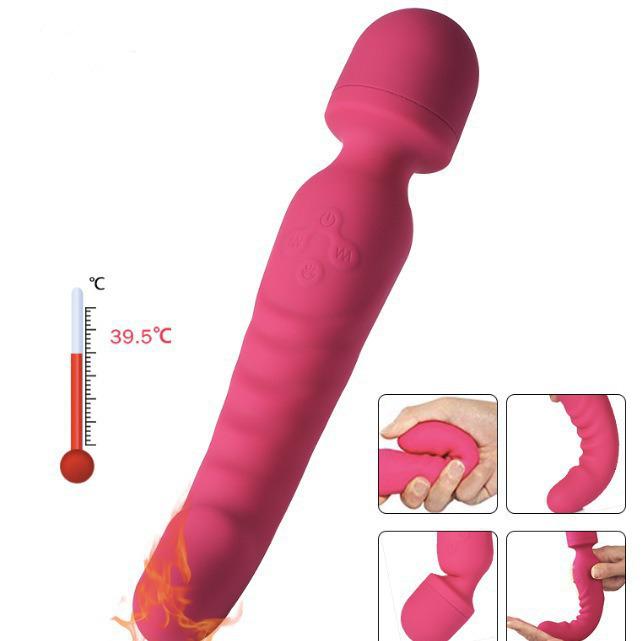 Rechargeable Dual-Motor Silicone Vibrator for Women with Multi-Frequency & Heating