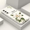 Magnolia Flowers Phone Case For Samsung Galaxy A37 A57 Liquid Silicone Cover
