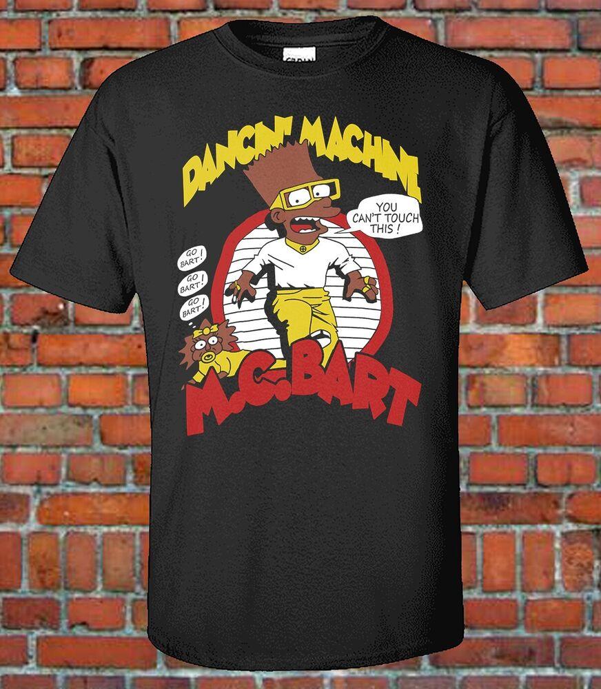 M.C. Bart - MC Hammer 90s Style Graphic Bootleg Tee Recreated Unisex T-Shirt XL