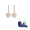 Swarovski Una Earrings Womens Rose Gold